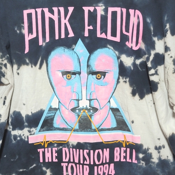 Pink Floyd Mens Long Sleeve Tee. The Division Bell Tour 1994 size L. #655 - Picture 3 of 6